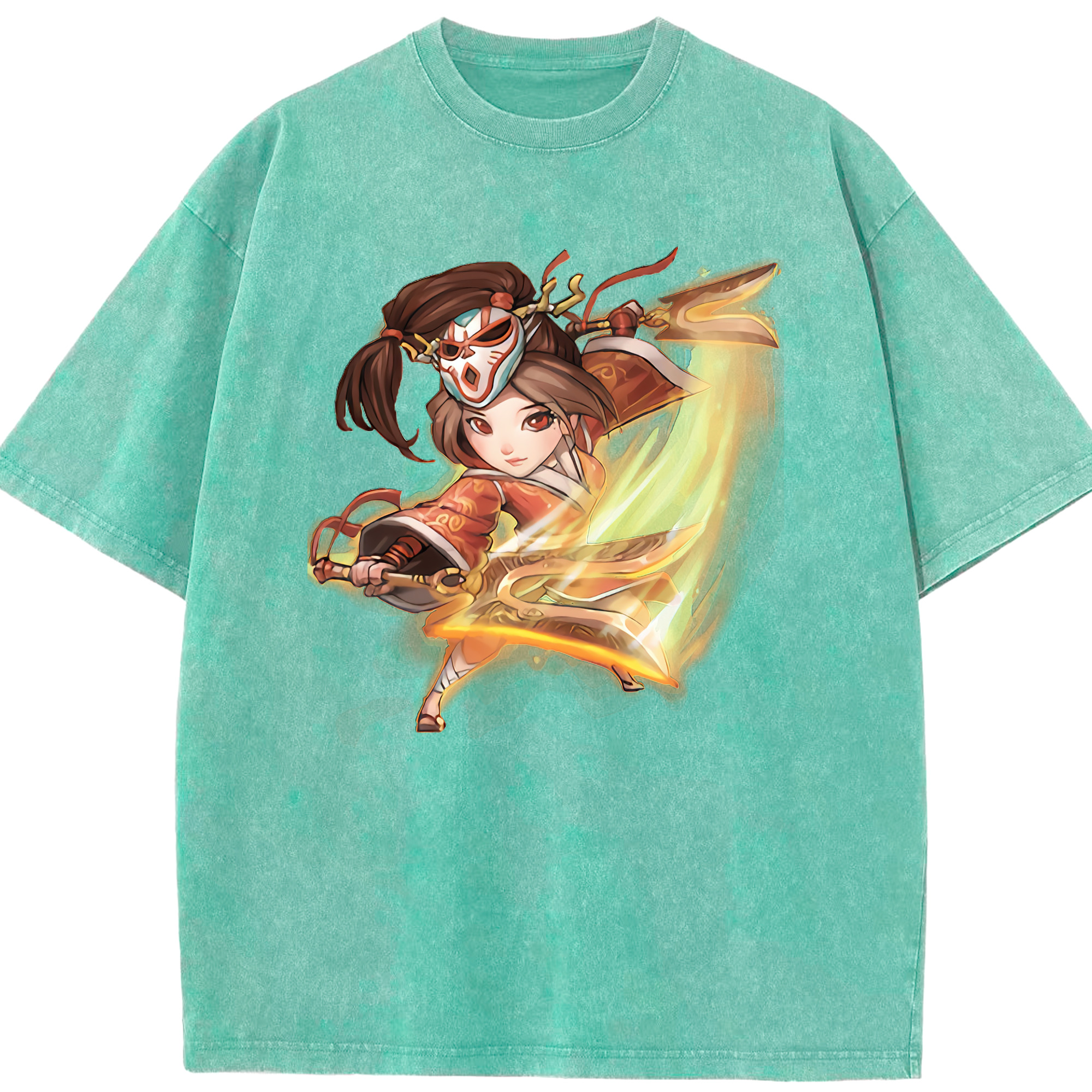 リーグ・オブ・レジェンド League of Legends LOL 綿100% ヴィンテージ風 半袖Tシャツ（フロントプリント）